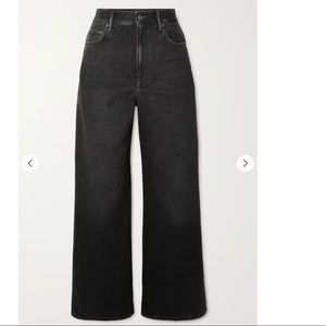 ACNE STUDIOS black jeans high rise crop 26